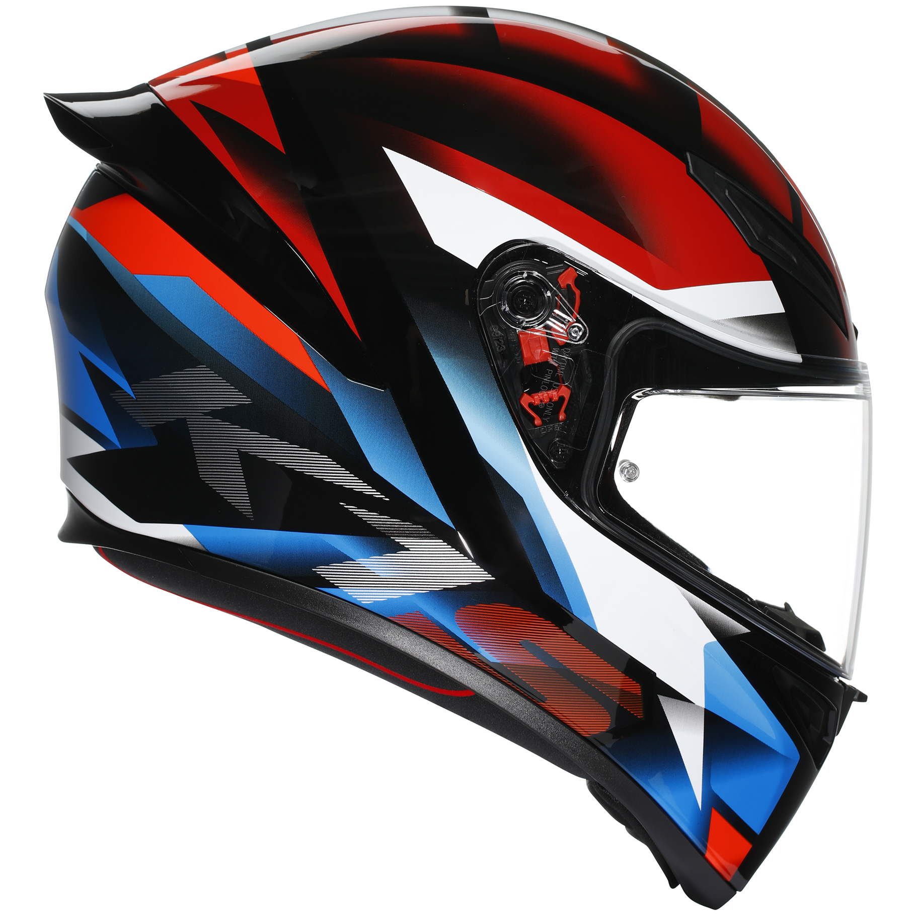 agv k1 red visor REVO CLEAR NIGHT VISION COMPATIBLE WITH K1S/K3 SV/K5 HEL VISORWALA opening system Visor Agv K1 Pitlane Helmet