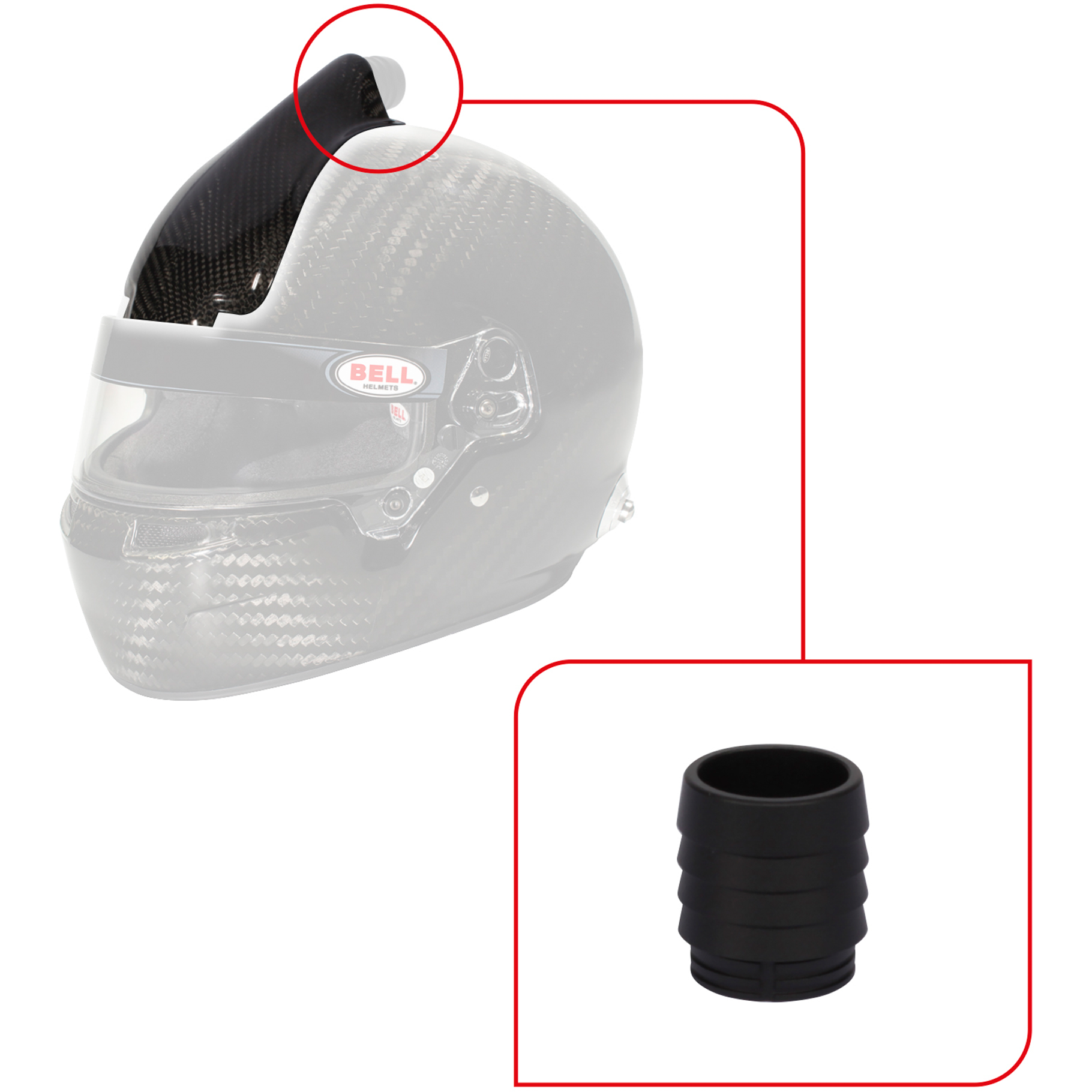 Bell Forced Air Top Eyeport/Nozzle (V05) Kit