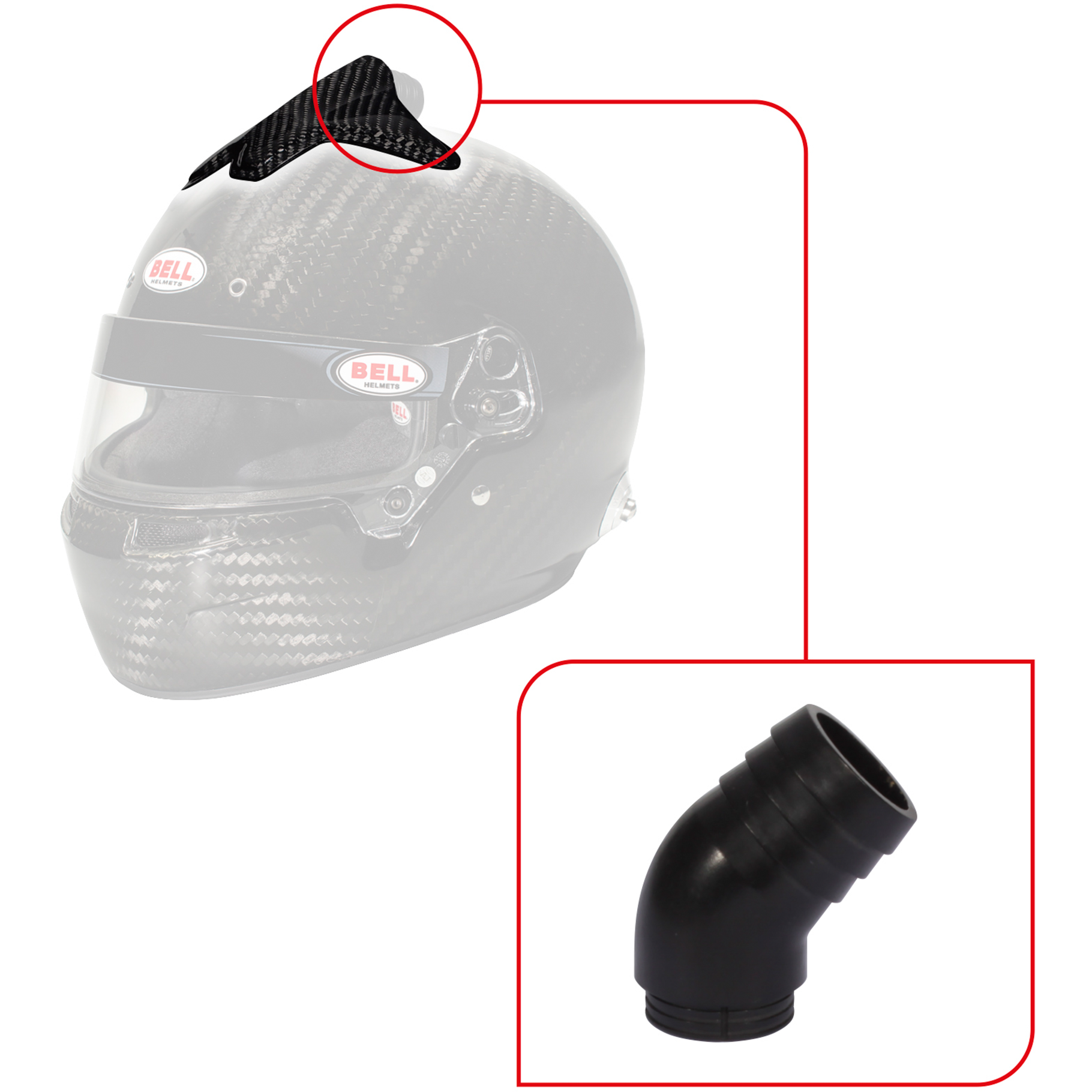 Bell Forced Air 8 Hole Top/45 Degree (V05) Kit