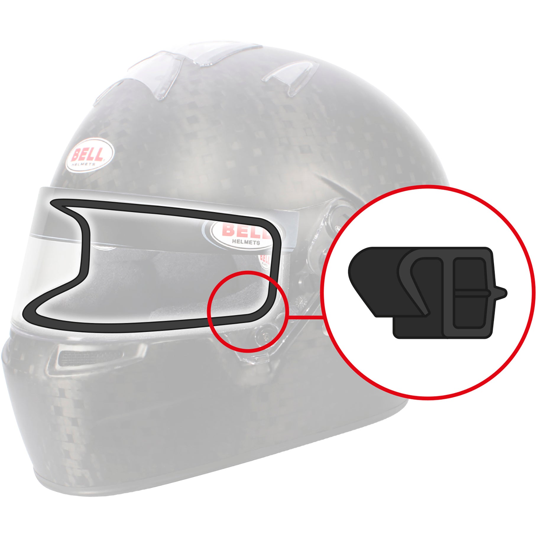 Bell Rubber Profile Kit - Visor Eyeport Edge 77cm